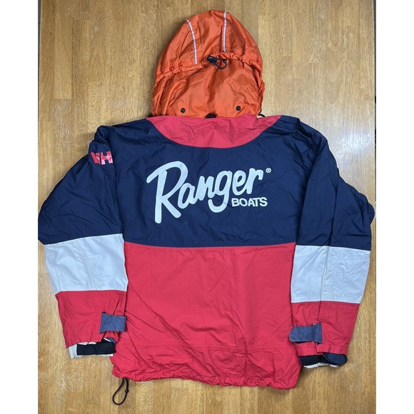 HELLY HANSEN HELLY TECH Waterproof Mens M Ranger Boats Tournament Team Rain Coat - Picture 1 of 8